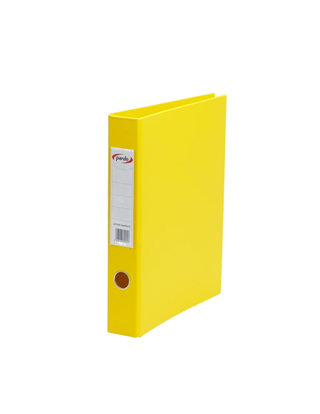 Carpeta Pardo 2 anelles groga