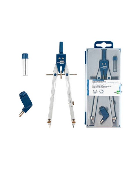 Compàs amb acoblador per a retoladors Liderpapel