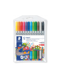 Retolador Staedtler doble punta 12 unitats