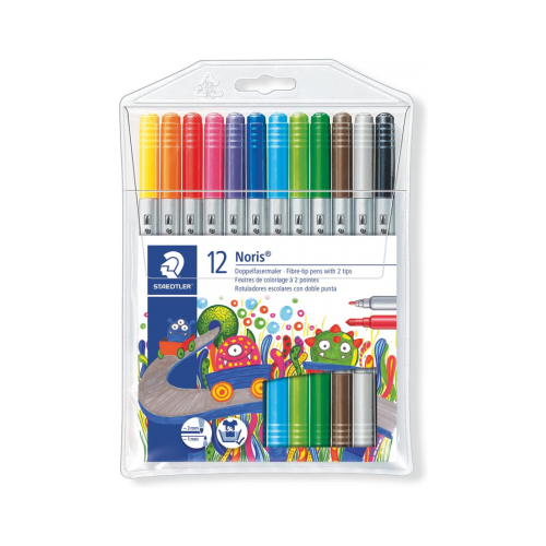 Retolador Staedtler doble punta 12 unitats