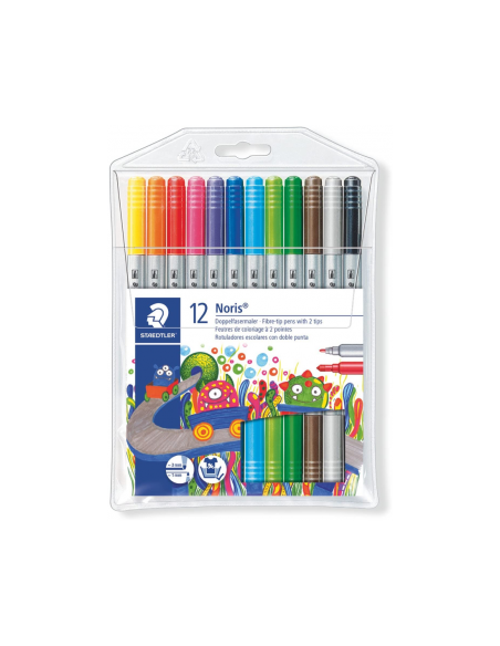 Retolador Staedtler doble punta 12 unitats