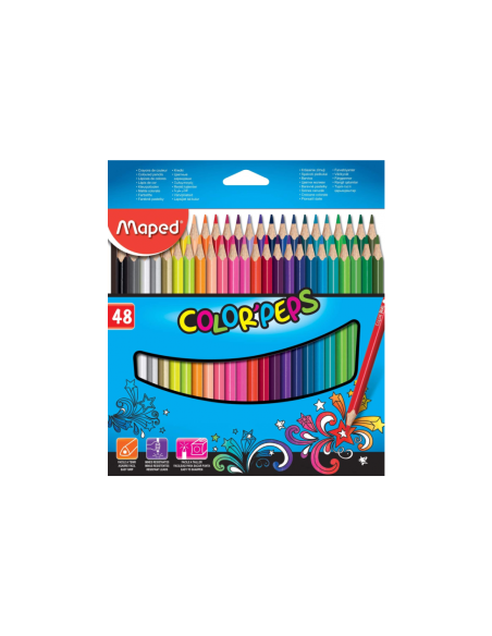 Capsa de 24 colors de fusta Maped Color'Peps