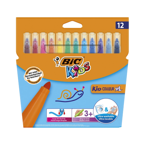 Retolador Bic Kid XL 12 unitats